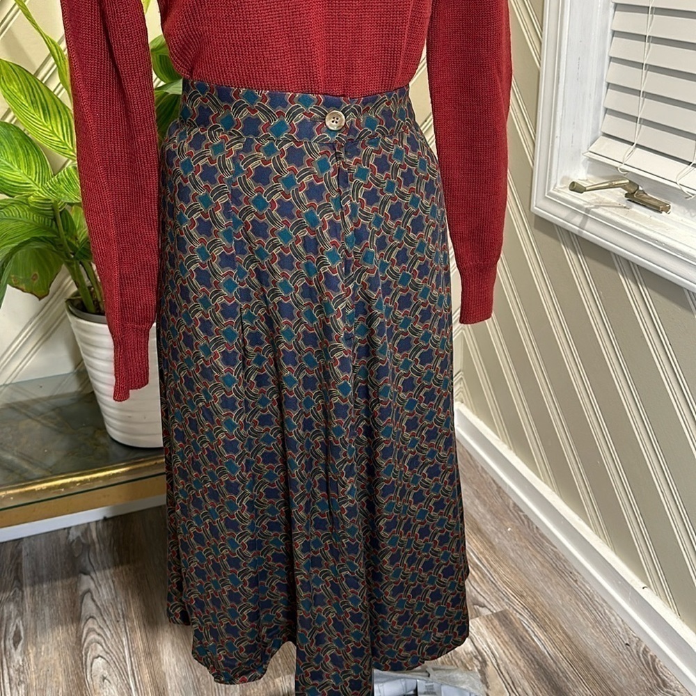 Vintage Evan Picone Maxi Skirt Size 14